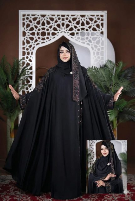 নুরজাহান আবায়া কালো কালার